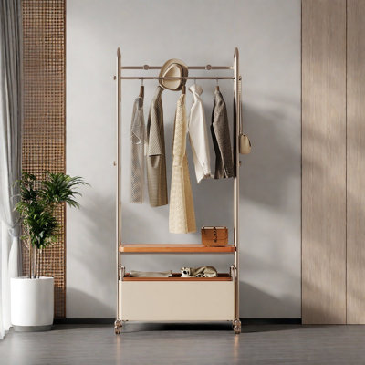 Hall Tree with Aluminum Hooks