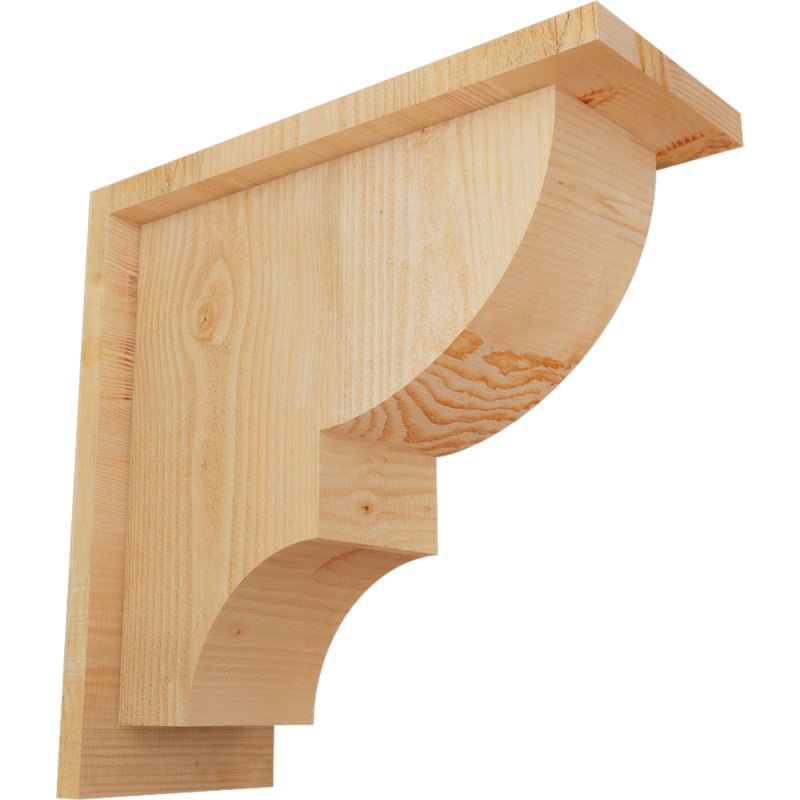 Corbeau Ridgewood avec contre-plaque, H 14 po x l 6 po x P 14 po, Sapin de Douglas, Sciage brut