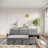 77 Inch Reversible Sectional Storage Sleeper Sofa Bed, L-Shape 2 Seat Sectional Chaise With Storage, Skin-Feeling Velvet Fabric Color For Living Room Furniture-335638080
