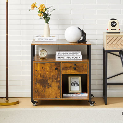 60cm Wide 1 -Drawer Mobile File Cabinet