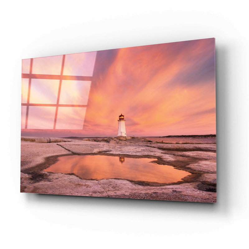 Epic Art 'Peggys Cove Nova Scotia Crop' By Alan Ma " Peggys Cove Nova Scotia Crop ", 12" H x 16" W x 0.13" D