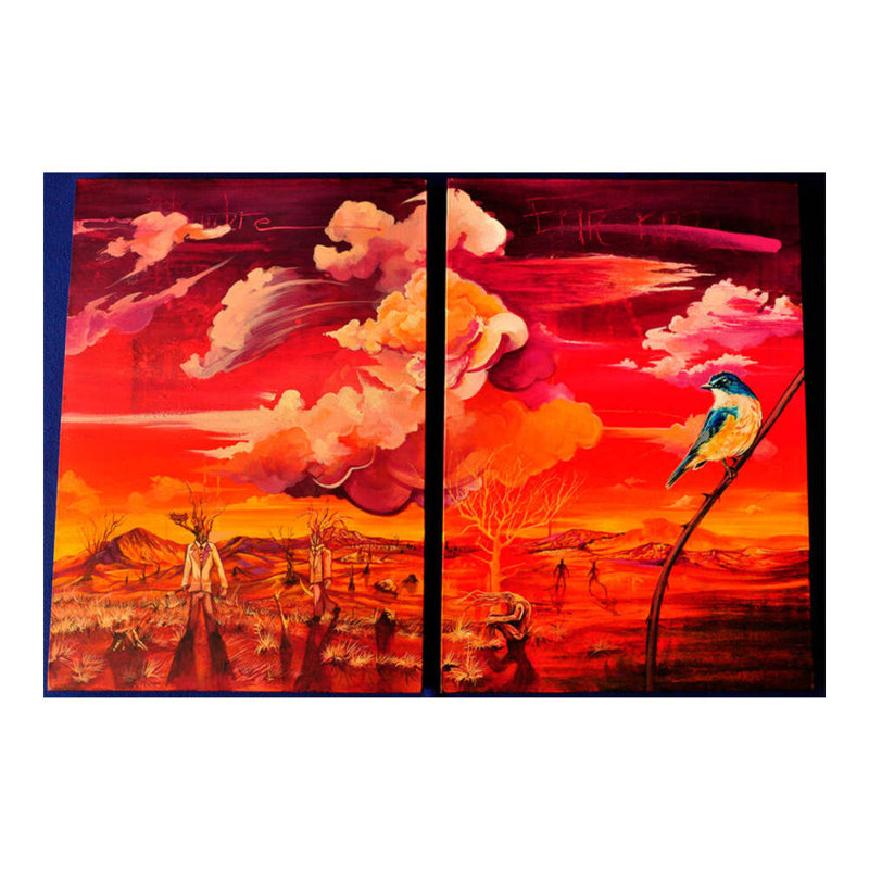 We Were Trees Painting by Leonardo Segovia.