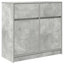 Sideboard With Drawer 80X34x76 Cm Engineered Wood-1128591417