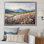 «Purple Thistle Field Mountain Charm I», reproduction sur toile