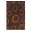 Tapis fait à la main chocolat et rouille Marisela-1271581202