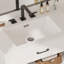 Meuble-lavabo 31 po avec verre trempé, blanc-1925494150