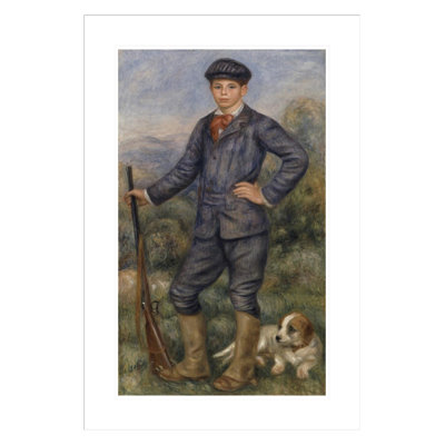Jean as a Huntsman by Pierre-Auguste Renoir -Framed Giclee Print
