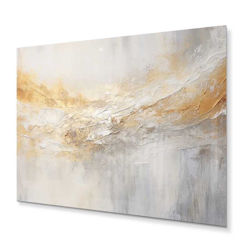 «Abstract Music Note Silver Grace I» sur, H 24 po x l 32 po x P 1 po