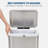 Tall Trash Bags 30L (8 Gallon) with Drawstring