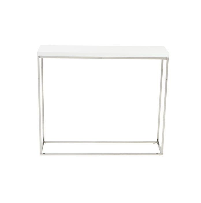 Console Ad Wilson, Blanc, Argent argent