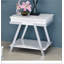 Contemporary Style  1pc End Table High Gloss Finish Chrome Frame Gorgeous Living Room Furniture