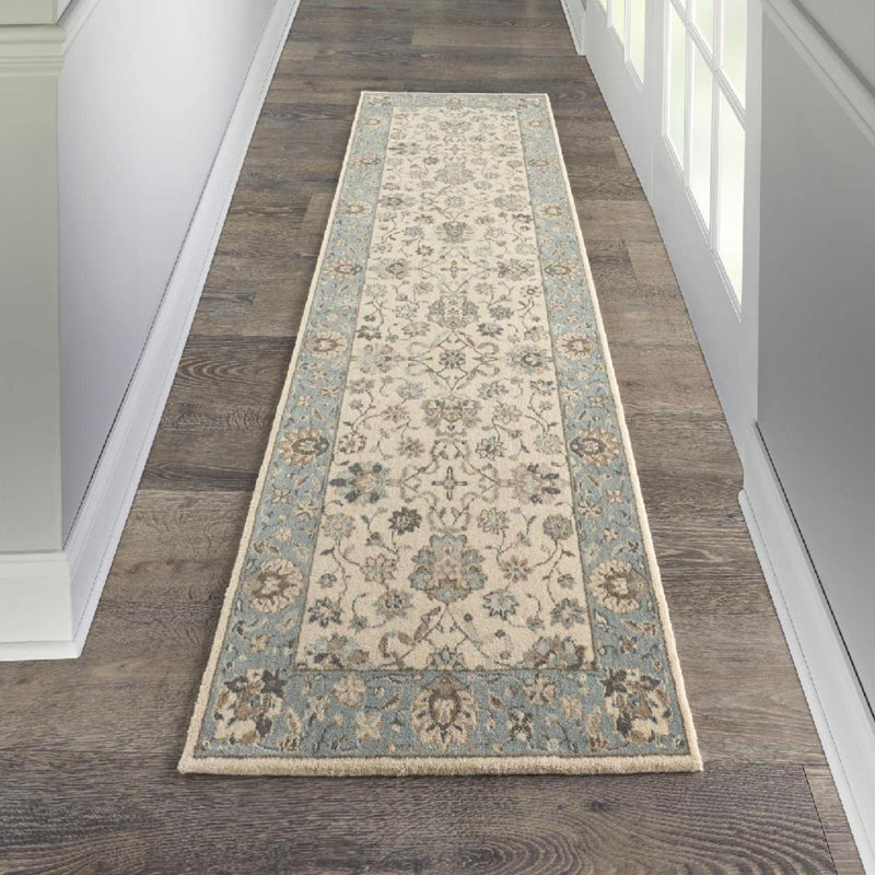 Crownover Wool Oriental Indoor Rug, Runner 2'6" x 8'