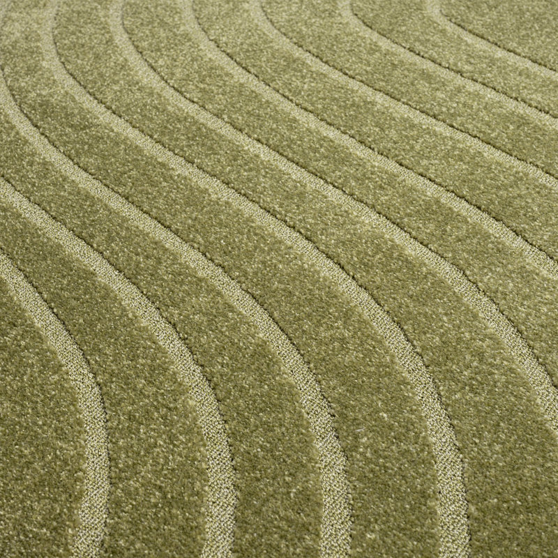 Tapis Modern Modern, Vert, Rectangle 2 pi x 3 pi 1 po
