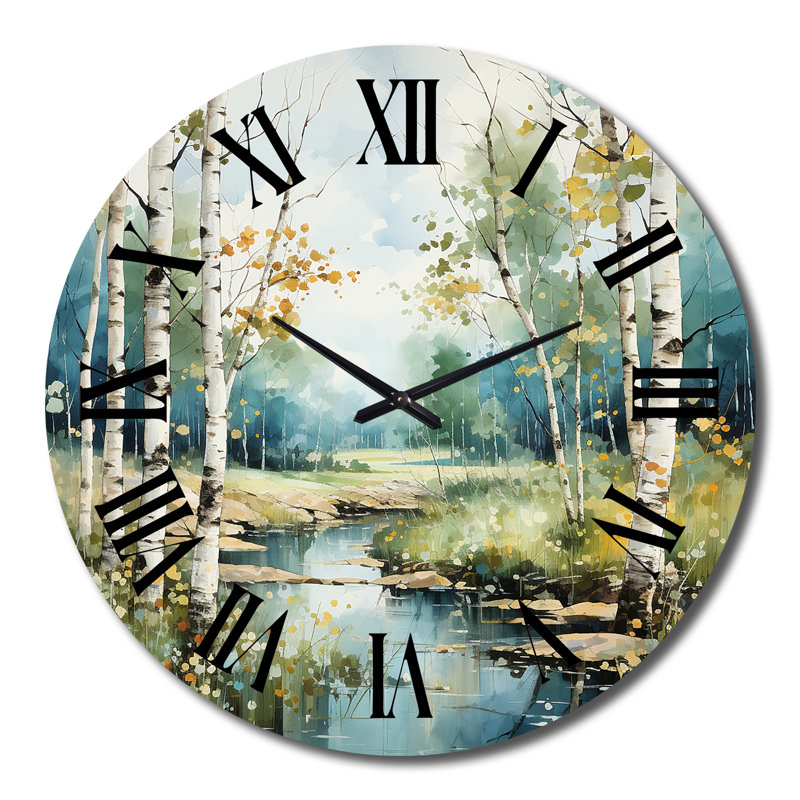 Horloge murale en métal, Très grand