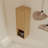 12" Wall-Mounted Single Bathroom Storage With Solf Close Door And 1 Shelf