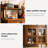 Retro Solid Wood Rectangular Sideboard Cabinet-106753748