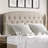 Fabric Upholstered Bed,Tufted Headboard Adjustable Height Bed Frame-2004121567-2004121582