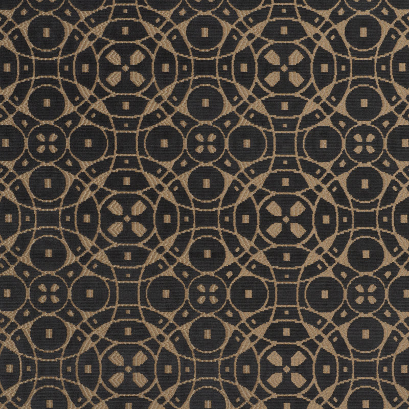 Tissu en velours Zodiac, Onyx