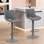 Tabouret de bar réglable en polyuréthane
