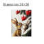 «Vintage Bunny Couple», art mural sur toile sans cadre 24 po x 36 po