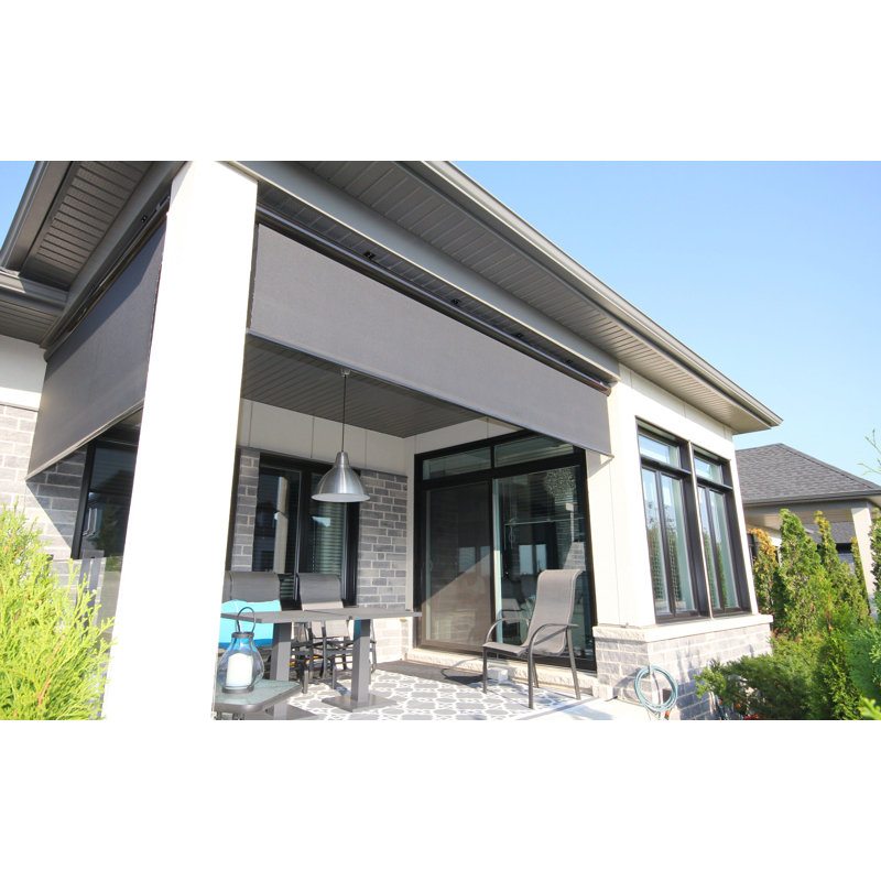 Store extérieur semi-transparent MultiShade, Noir, L 126 po x L 116 po