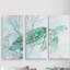 « aquarelle sea turtle i », impression à multiples images sur toile-560997224