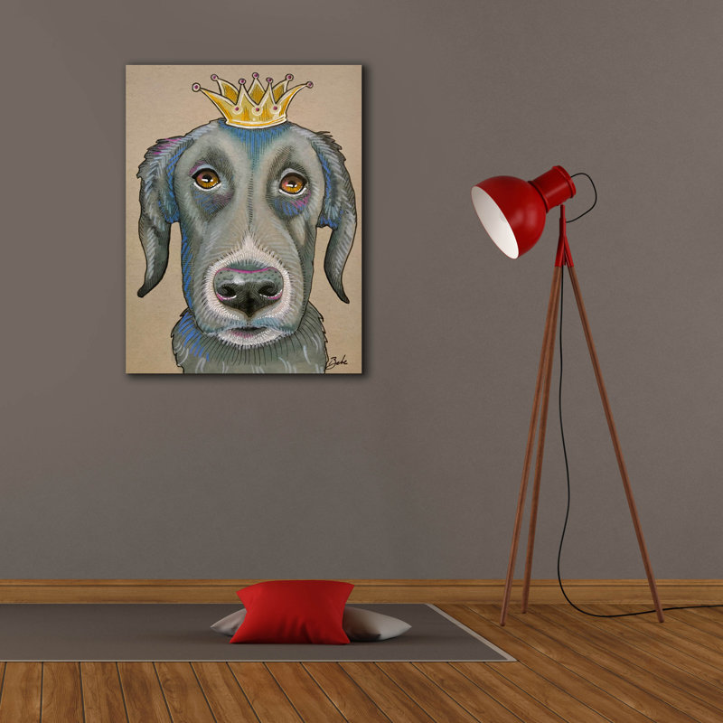  «King For A Day» par Bebe Keith, art mural sur toile, 26 po x 34 po
