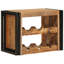 Solid Wood Open Shelving Wine Bottle Rack Brown-963965195-963965197