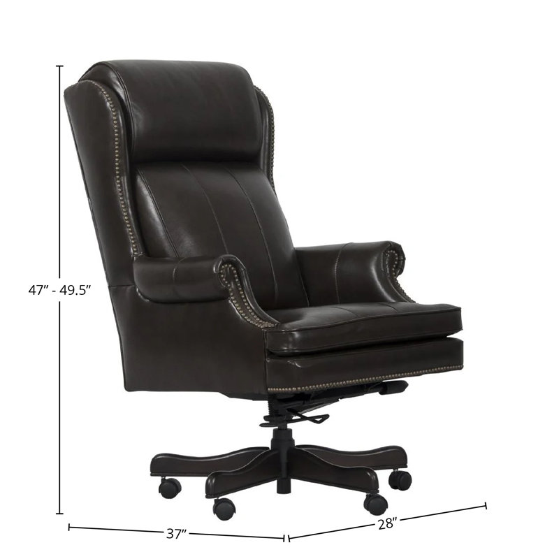 Fauteuil de direction Edelie, Brun