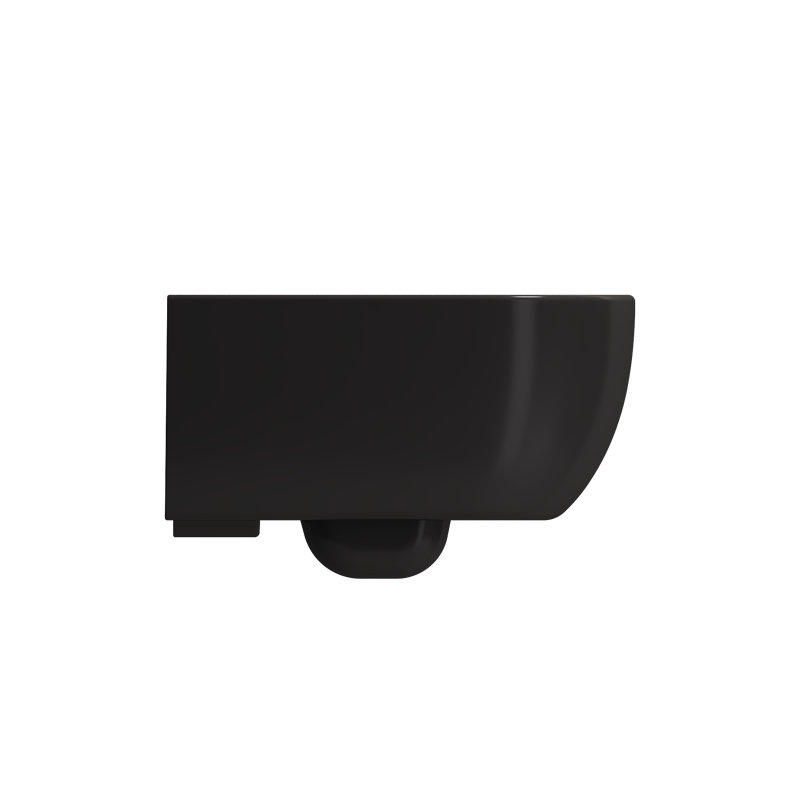 Cuvette de toilette murale Vettore, Noir mat