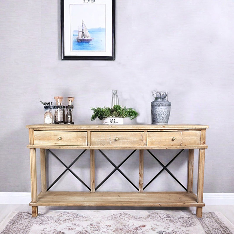Console American Country Style, H 31,5 po x l 39,4 po x P 15,7 po