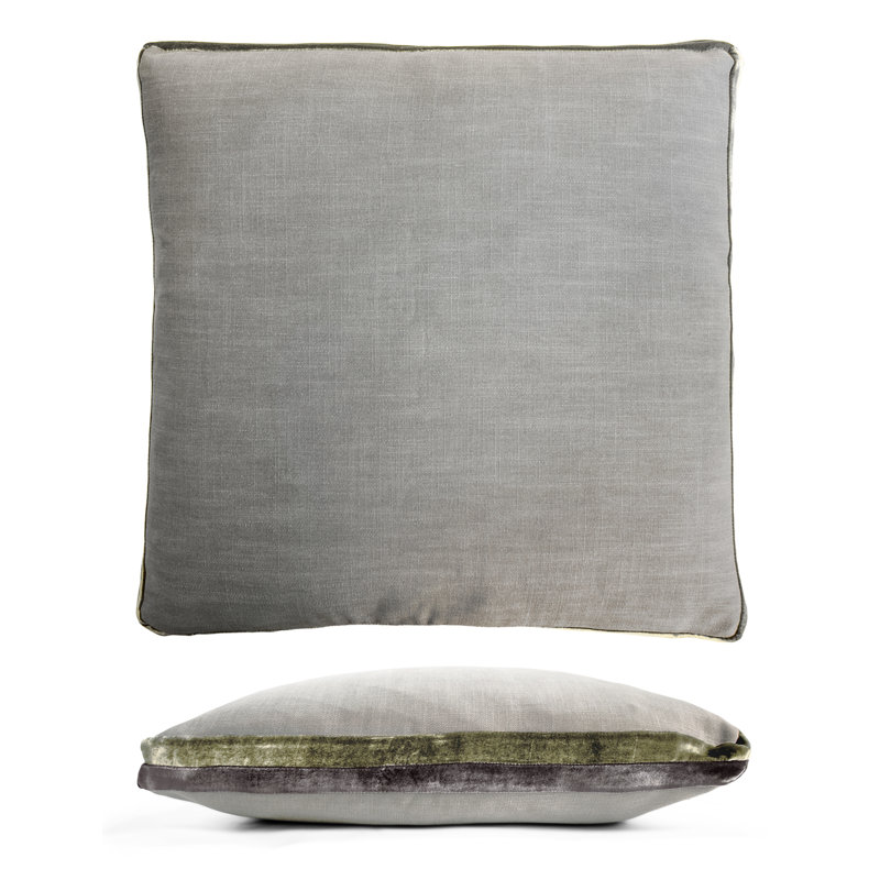 Double Tuxedo Pillow Cover & Insert, Oregano, Square 22"