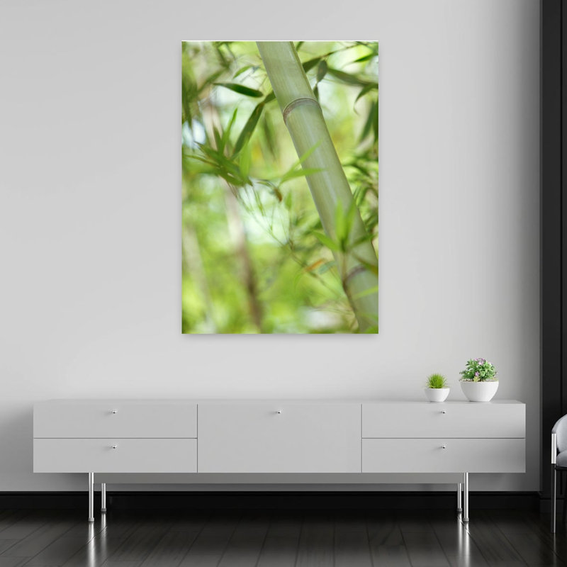 Bamboo III 1 Piece Wrapped Canvas Wall Art, 152.4 cm H x 101.6 cm W