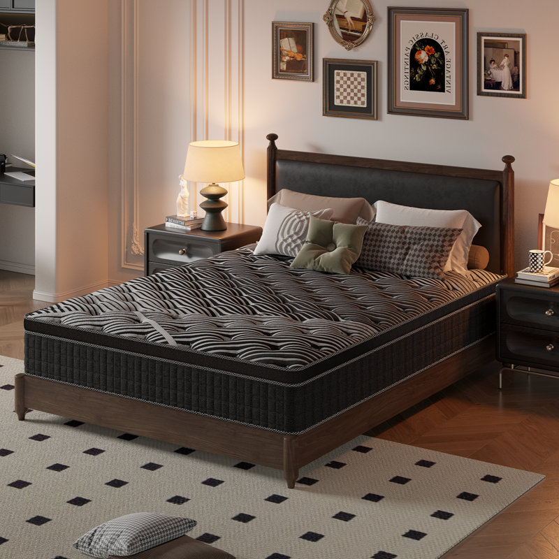 12" Medium Firm Mattress Hybrid Memory Foam and Pocket Springs Mattress Boxed , Queen