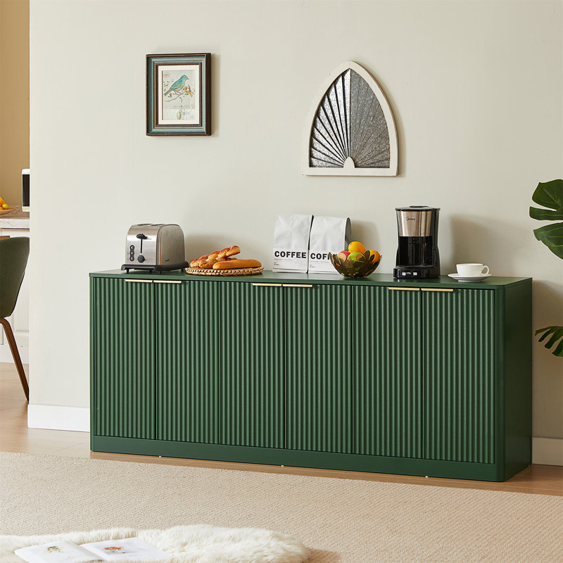 67-Inch Modern Wavy Sideboard