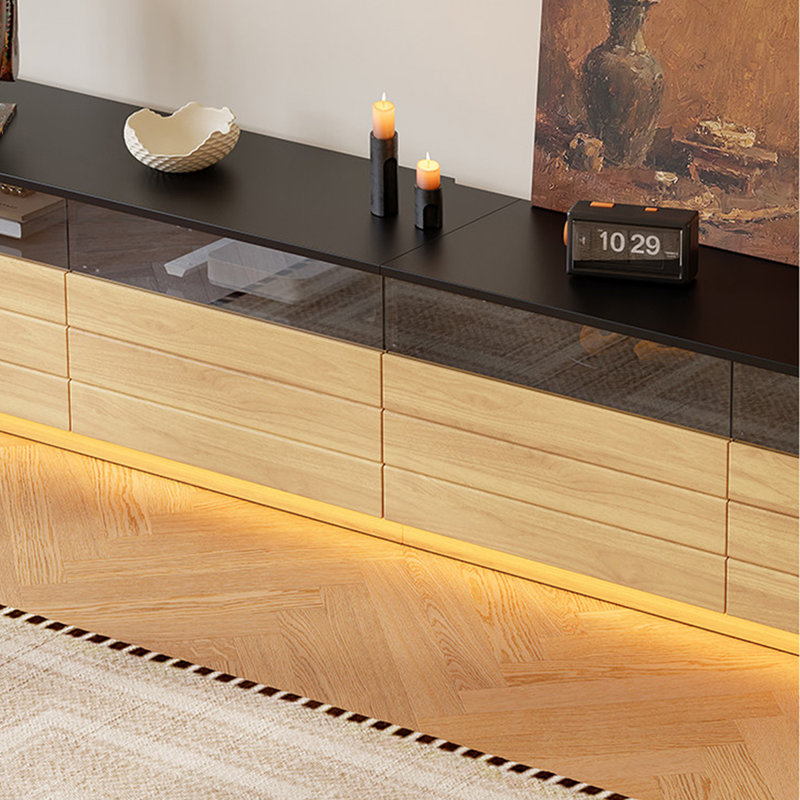 Meuble télé Modern Burlywood, 78.74