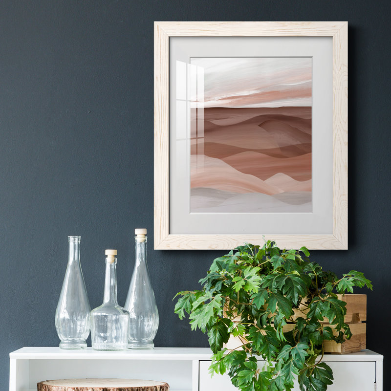 Sedona Valley - peinture encadrée, H 24 po x l 18 po x P 1,5 po, Papier encadré blanc