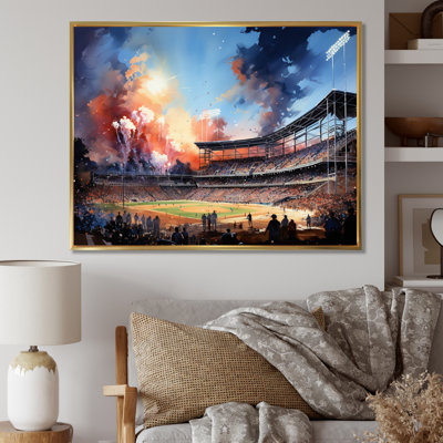 «Sport Stadium In Spotlight III», reproduction sur toile