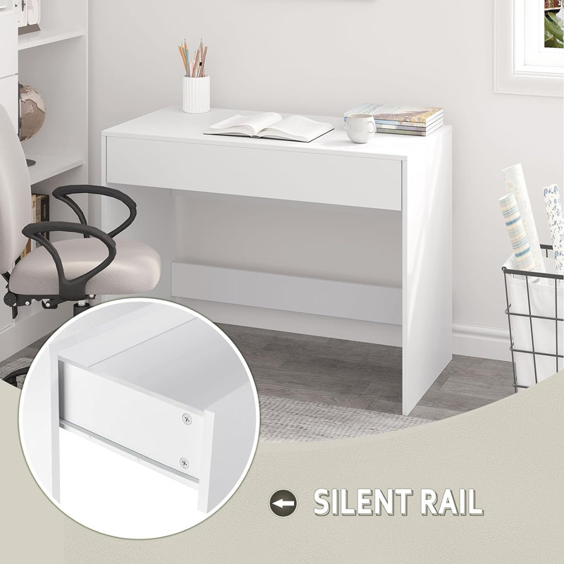 Menandros Writing Desk, White