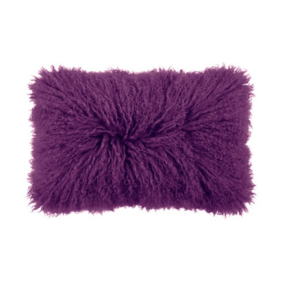 Tibetan Lamb Sheepskin Pillow by Outpost Original