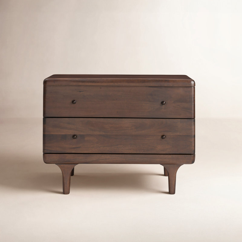 Melodica Nightstand-Warm Brown Mango