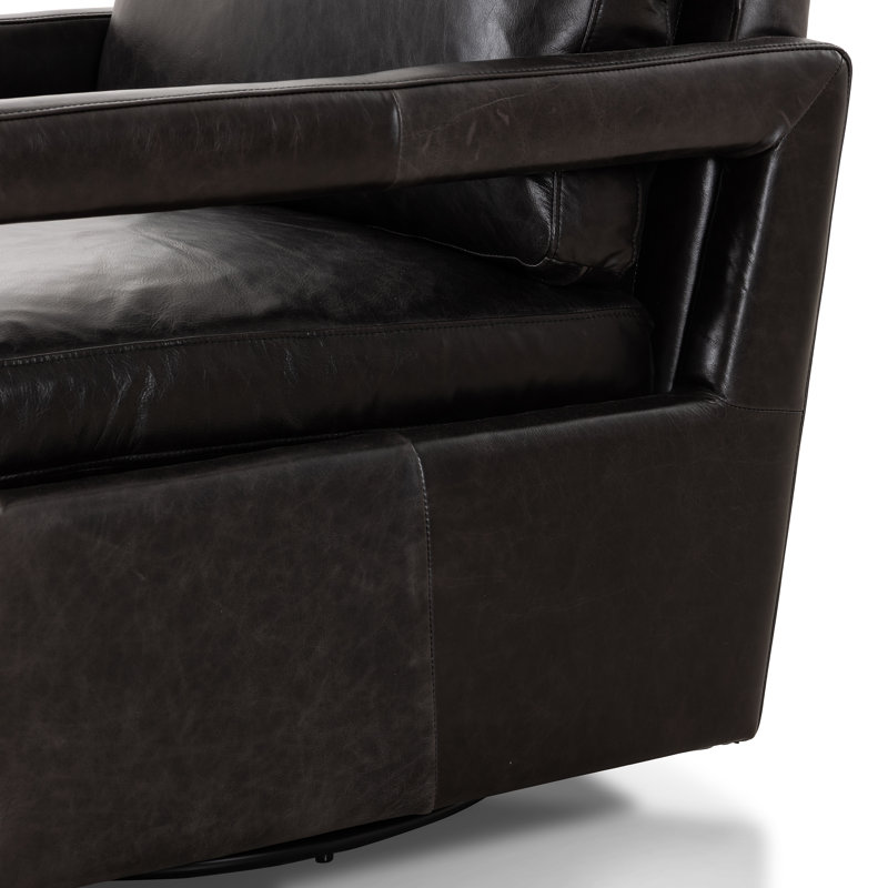Olson Swivel Armchair, Sonoma Black