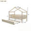 Lit simple en bois avec lit gigogne simple-1803789375