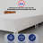 14-Inch Premium Kauly Material Wood Bed Frame, Comfortable Foundation with Acrylic Legs-88868865-88868854