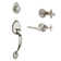 Colonial Handleset with Deadbolt and Door Lever and Rosette