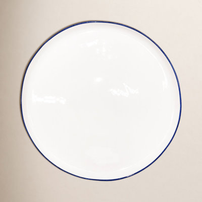 Canvas Home Abbesses Colored Rim Porcelain Dinner Plate