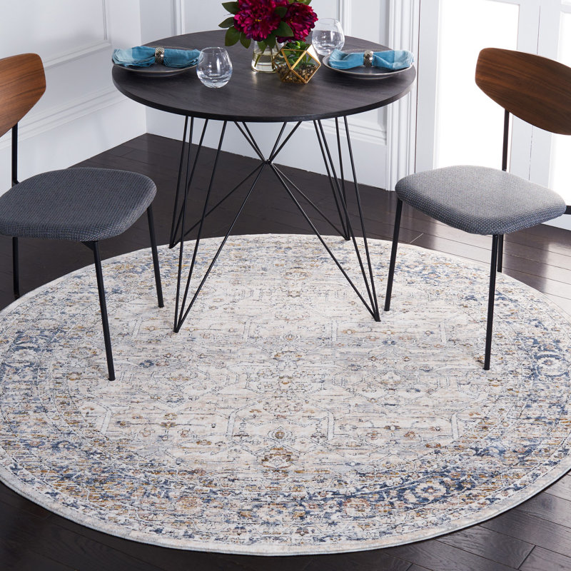 Gefell 600 Performance Oriental Rug, Round 6'