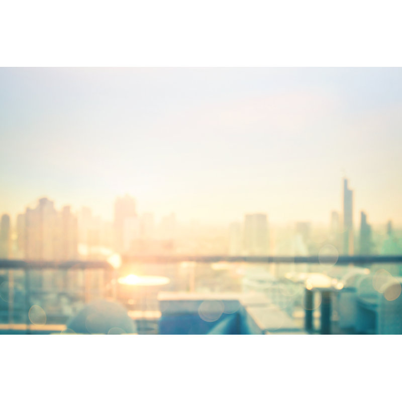 Blurred City Background by Boonyachoat - Wrapped Canvas Print, 30cm H x 46cm W