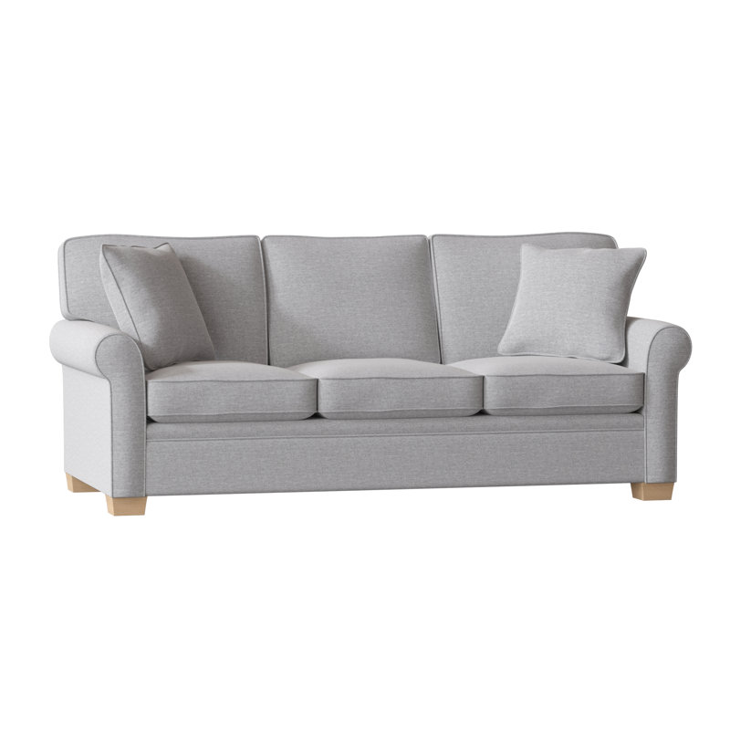 Quaker Upholstered 84'' Sofa, Jango Snow, Unfinished