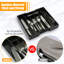 Porte-ustensiles de cuisine en bambou noir